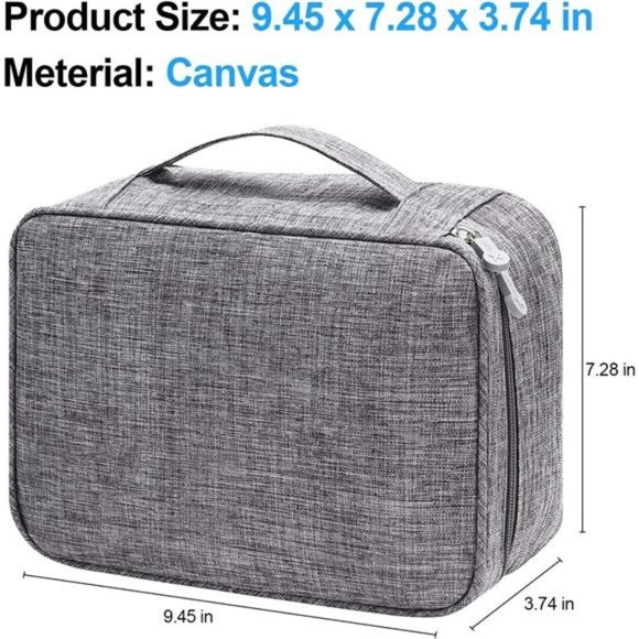 Electronics Organizer, Travel Cable Organizer Case/Bag, Portable - Picture 3 of 3